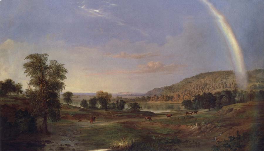 Landscape with Rainbow